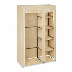 relaxdays Kleiderschrank »Großer Stoffschrank mit Kleiderstange« Beige Schwarz Wei&szlig;, Beige Wei&szlig;, Anthrazit Wei&szlig; -Deutschland Möbel Verkäufe 2024 524c2618 50d8 5145 866b ff4d11251f34