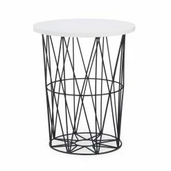 relaxdays Beistelltisch »Runder Beistelltisch mit Metallkorb«, A -Deutschland Möbel Verkäufe 2024 535957d6 5bd6 53ba b24c ab859900aafa