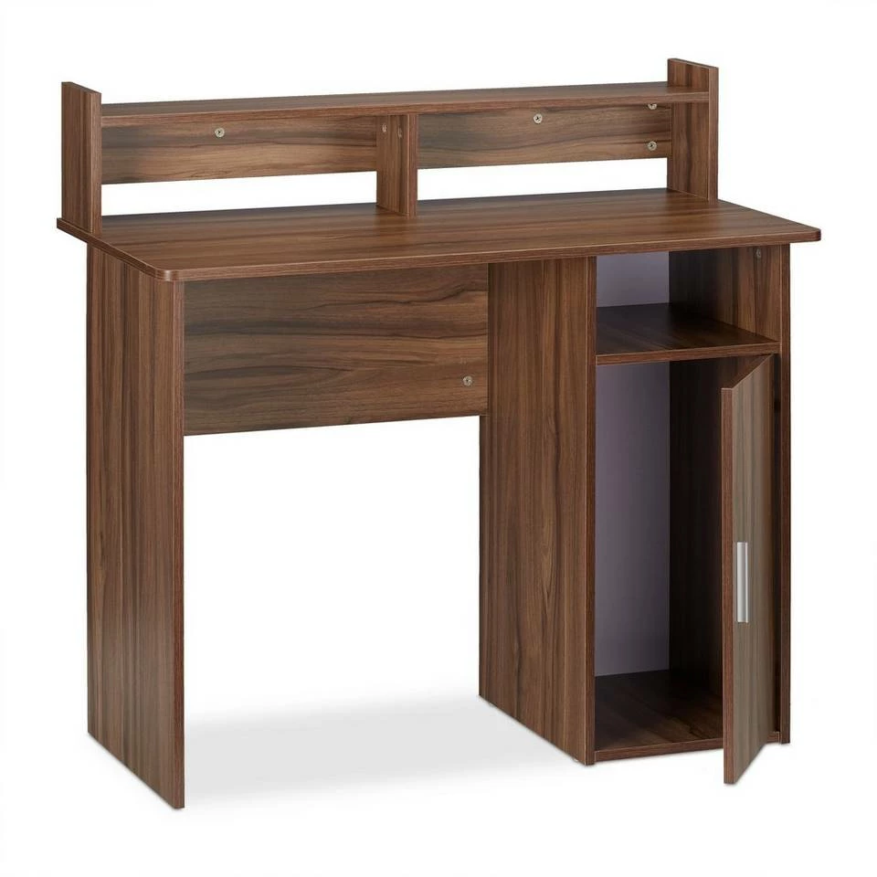 relaxdays Schreibtisch »Schreibtisch mit Seitenfächern«, Holzoptik Weiß, Braun, Schwarz 9 relaxdays Schreibtisch »Schreibtisch mit Seitenfächern«, Holzoptik Weiß, Braun, Schwarz – Bild 9