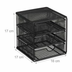 relaxdays Schreibtischaufsatz »Schreibtischorganizer Metall 3 Fächer«, Schwarz Silber -Deutschland Möbel Verkäufe 2024 554fd965 15df 5ff7 ba50 179d45765707