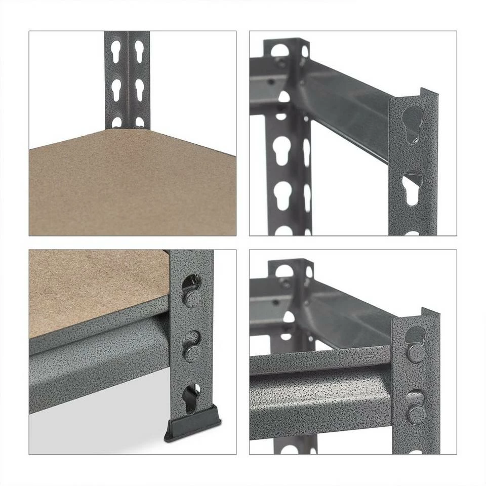 relaxdays Schwerlastregal »Schwerlastregal 4 Ebenen 1440 kg« 9 relaxdays Schwerlastregal »Schwerlastregal 4 Ebenen 1440 kg« – Bild 9