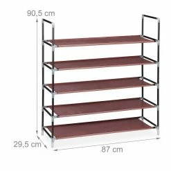 relaxdays Schuhregal »Schuhregal für 20 Paar Schuhe«, Bordeaux Braun Schwarz, Dunkelrot Schwarz, Grau Schwarz, Weiß Schwarz -Deutschland Möbel Verkäufe 2024 55a796f2 55fa 51e1 ab4f 8f5ddabde570