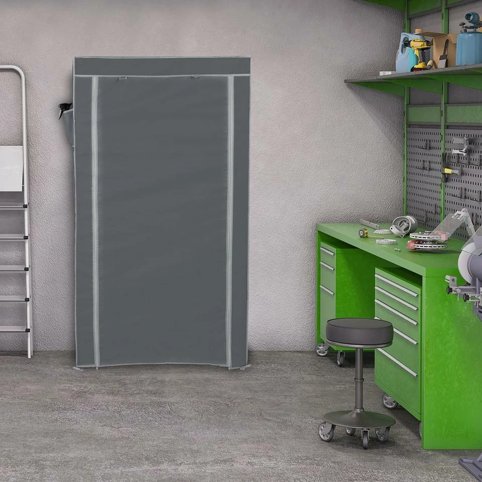 relaxdays Schuhschrank »Schuhschrank Stoff 9 Fächer« Anthrazit 6 relaxdays Schuhschrank »Schuhschrank Stoff 9 Fächer« Anthrazit – Bild 6