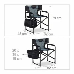 relaxdays Campingstuhl »Regiestuhl gepolstert mit Kühltasche« -Deutschland Möbel Verkäufe 2024 55d80e3b dc80 538b 82de 2831b6f26a85