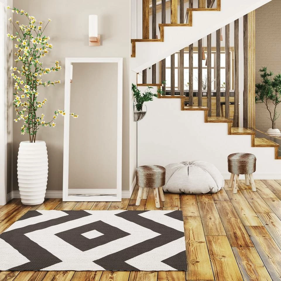 relaxdays Sitzhocker »Fellhocker rund« 5 relaxdays Sitzhocker »Fellhocker rund« – Bild 5