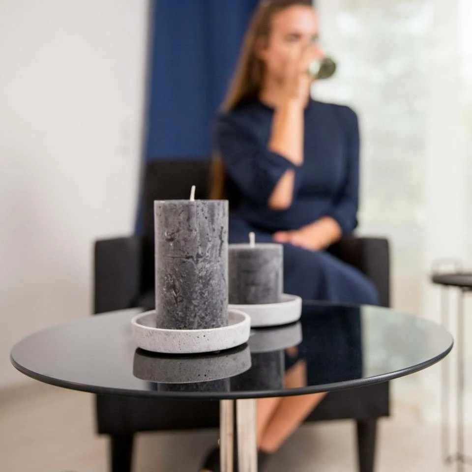 relaxdays Beistelltisch »Beistelltisch Glas Edelstahl«, Schwarz Weiß Silber, Schwarz Silber 2 relaxdays Beistelltisch »Beistelltisch Glas Edelstahl«, Schwarz Weiß Silber, Schwarz Silber – Bild 2