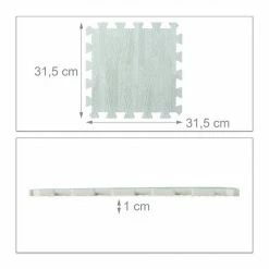 relaxdays Bodenschutzmatte »18 x Bodenschutzmatte Holzoptik weiß« -Deutschland Möbel Verkäufe 2024 5855df4c d2cd 5f24 94dc f2c37110fd66