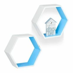 relaxdays Wandregal »Wandregal sechseckig 3er Set L«, Weiß-Blau Weiß Hellblau, Weiß Grün, Braun, Weiß 18 relaxdays Wandregal »Wandregal sechseckig 3er Set L«, Weiß-Blau Weiß Hellblau, Weiß Grün, Braun, Weiß -Deutschland Möbel Verkäufe 2024 5a173546 c8c5 5c7c a372 4e71035bd5fa