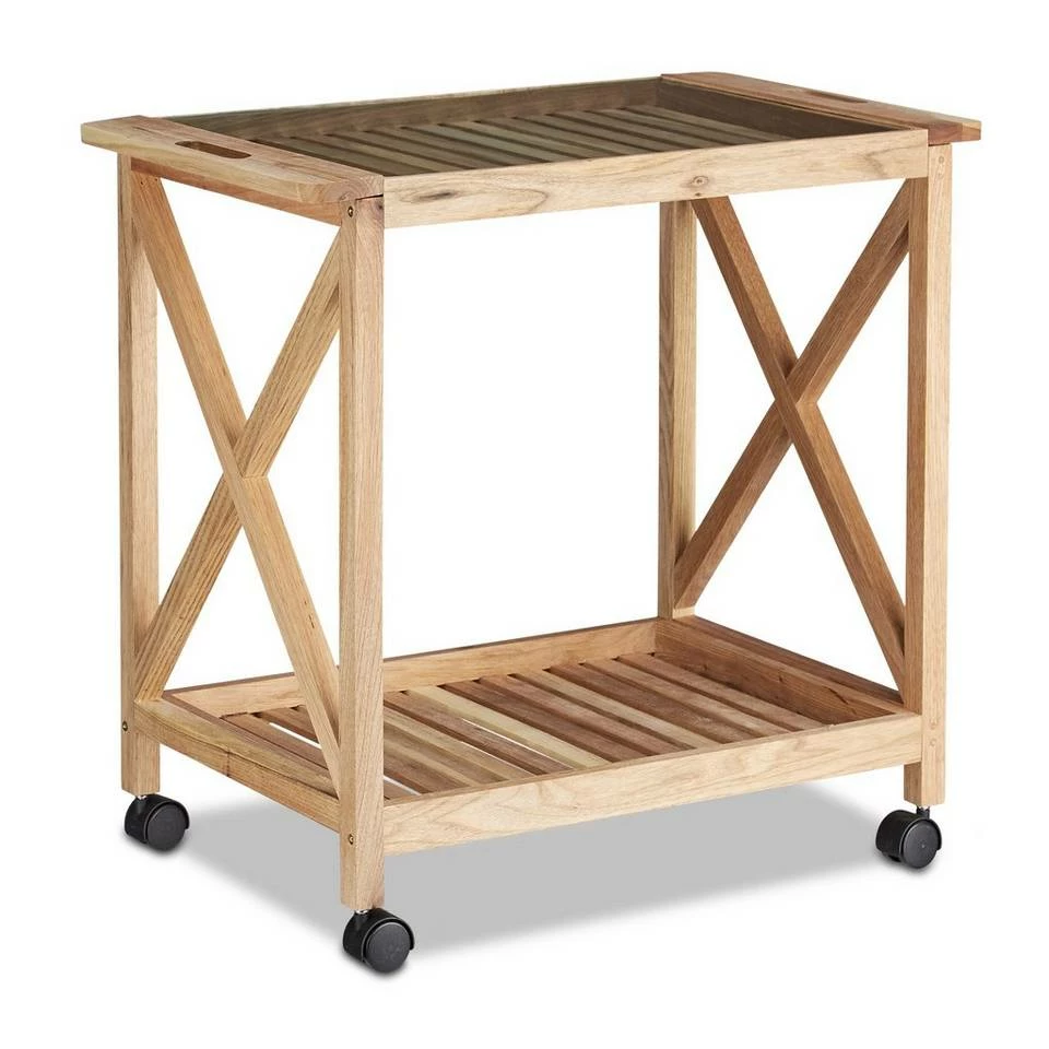 relaxdays Küchenwagen »Küchenwagen aus Walnussholz« 8 relaxdays Küchenwagen »Küchenwagen aus Walnussholz« – Bild 8