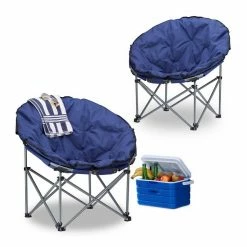 relaxdays Campingstuhl »2 x Campingstuhl Moonchair für 120 kg«