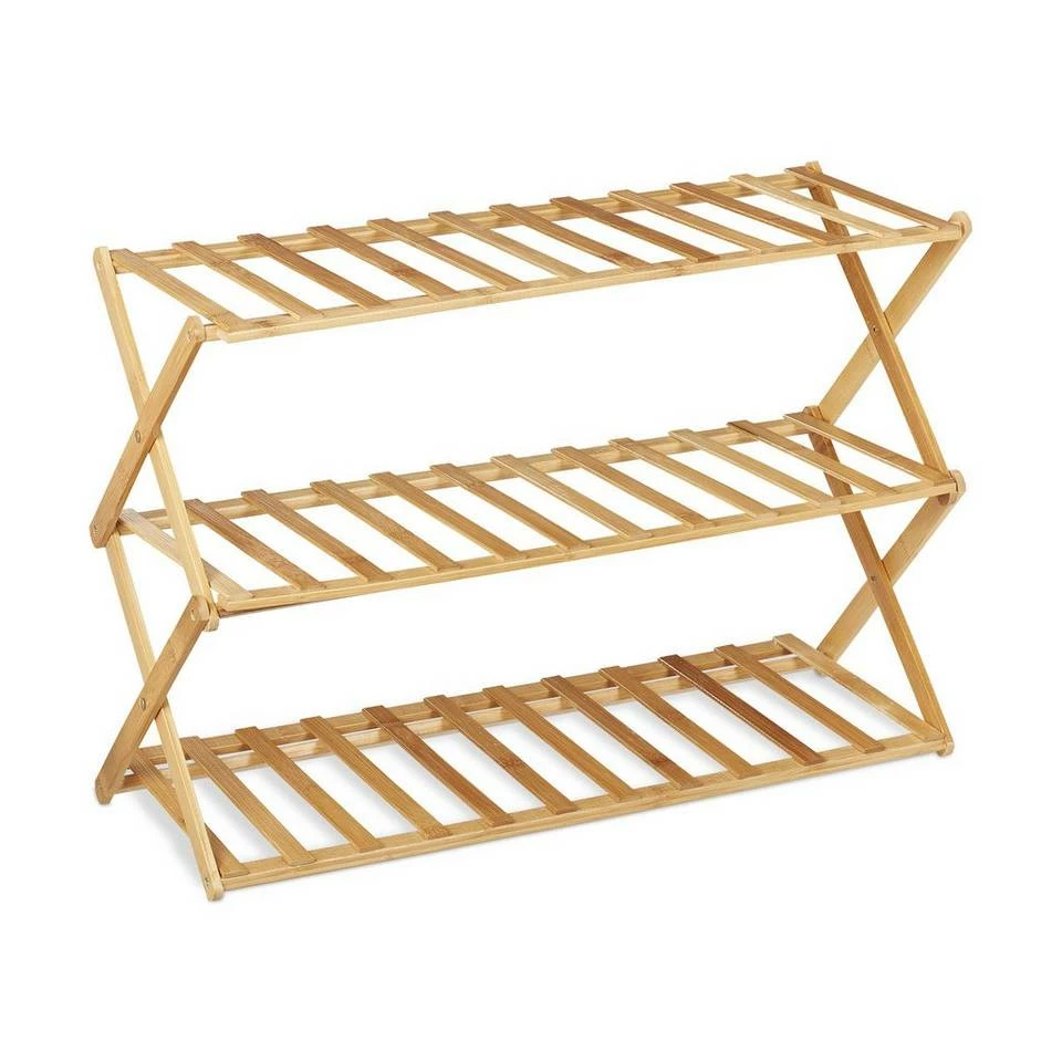 relaxdays Schuhregal »Faltbares Schuhregal aus Bambus«, 1-tlg. 10 relaxdays Schuhregal »Faltbares Schuhregal aus Bambus«, 1-tlg. – Bild 10