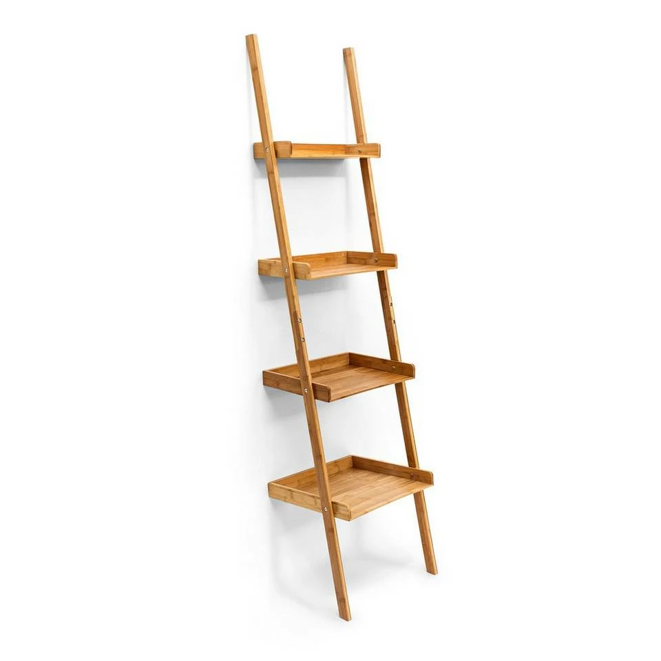 relaxdays Leiterregal »Leiterregal Bambus 4-stufig« 6 relaxdays Leiterregal »Leiterregal Bambus 4-stufig« – Bild 6