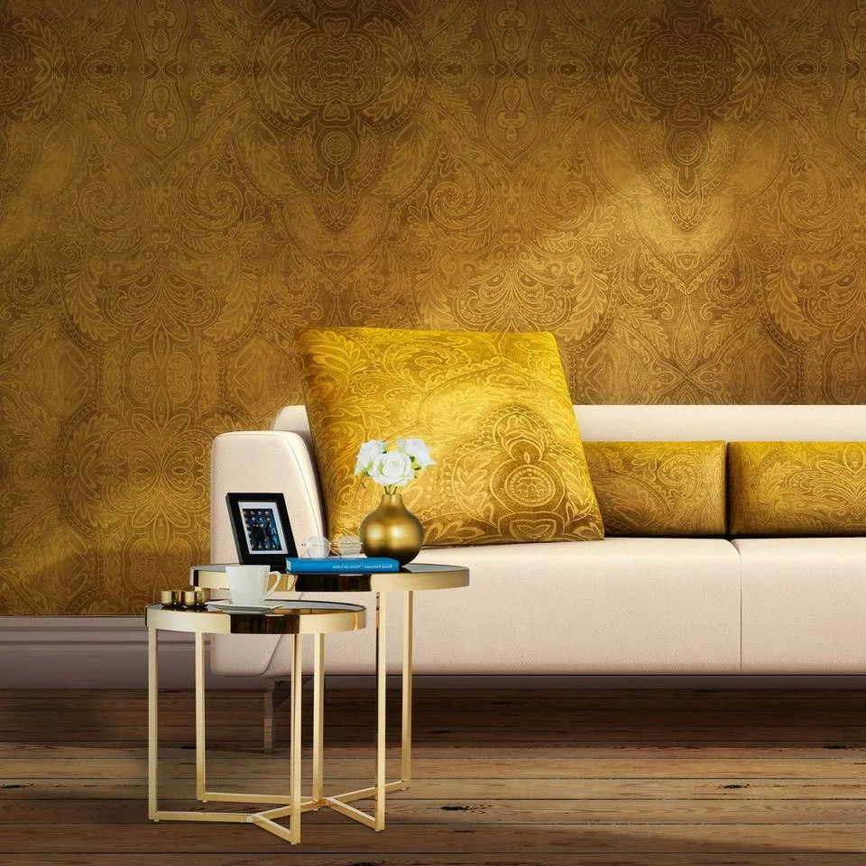 relaxdays Beistelltisch »Beistelltisch 2er Set Gold« 2 relaxdays Beistelltisch »Beistelltisch 2er Set Gold« – Bild 2