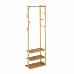 relaxdays Garderobenständer »Kleiderständer Bambus mit 3 Ablagen« -Deutschland Möbel Verkäufe 2024 5d56d4ff 27c1 5108 870c d9c95047971f