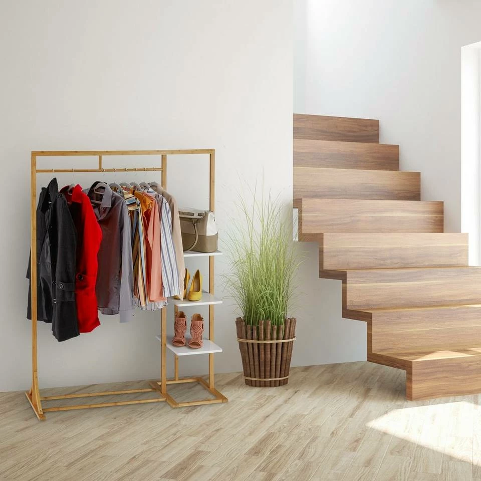 relaxdays Kleiderständer »Kleiderständer Bambus und MDF« 3 relaxdays Kleiderständer »Kleiderständer Bambus und MDF« – Bild 3