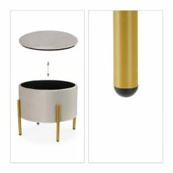 relaxdays Stauraumhocker »Grauer Samthocker mit Stauraum« 13 relaxdays Stauraumhocker »Grauer Samthocker mit Stauraum« -Deutschland Möbel Verkäufe 2024 5e05f099 8ac9 50c7 8219 a9965f8ab325