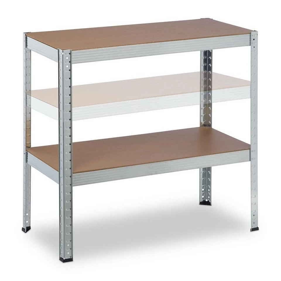 relaxdays Schwerlastregal »Verzinktes Schwerlastregal mit 4 Böden« 7 relaxdays Schwerlastregal »Verzinktes Schwerlastregal mit 4 Böden« – Bild 7