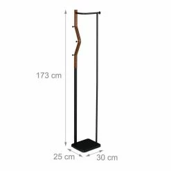relaxdays Garderobenständer »Garderobenständer Metall & Holz« -Deutschland Möbel Verkäufe 2024 5eb9d17b 6c21 5adf 8d50 74b4bb2c6b4b