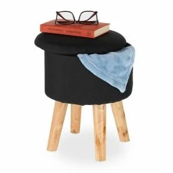 relaxdays Sitzhocker »Hocker mit Stauraum«, Beige Schwarz Hellbraun, Weiß Hellbraun, Beige Hellbraun, Grau Hellbraun -Deutschland Möbel Verkäufe 2024 5ed44367 df13 5c7d 9e76 80265b54c8ae