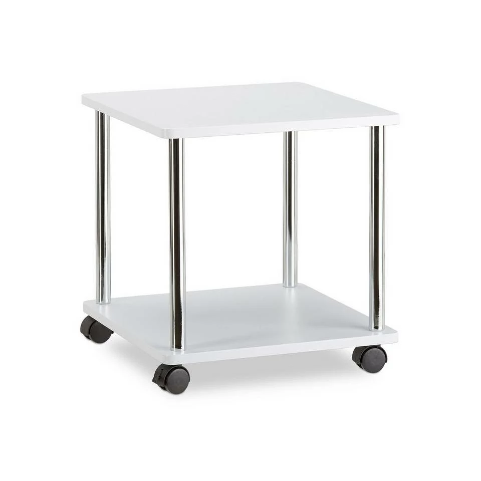 relaxdays Beistelltisch »Beistelltisch rollbar 2 Etagen«, quadratisch 8 relaxdays Beistelltisch »Beistelltisch rollbar 2 Etagen«, quadratisch – Bild 8