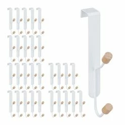 Türhaken »30 x Türhaken doppelt«, relaxdays