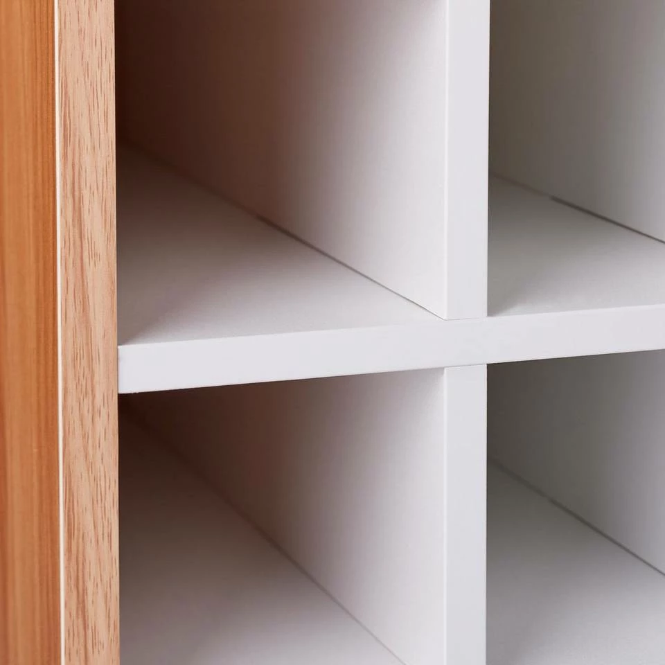 relaxdays Weinregal »Großes Weinregal mit Weinglashalter«, Braun Weiß Silber, Hellbraun Weiß Silber, Schwarz Silber 8 relaxdays Weinregal »Großes Weinregal mit Weinglashalter«, Braun Weiß Silber, Hellbraun Weiß Silber, Schwarz Silber – Bild 8