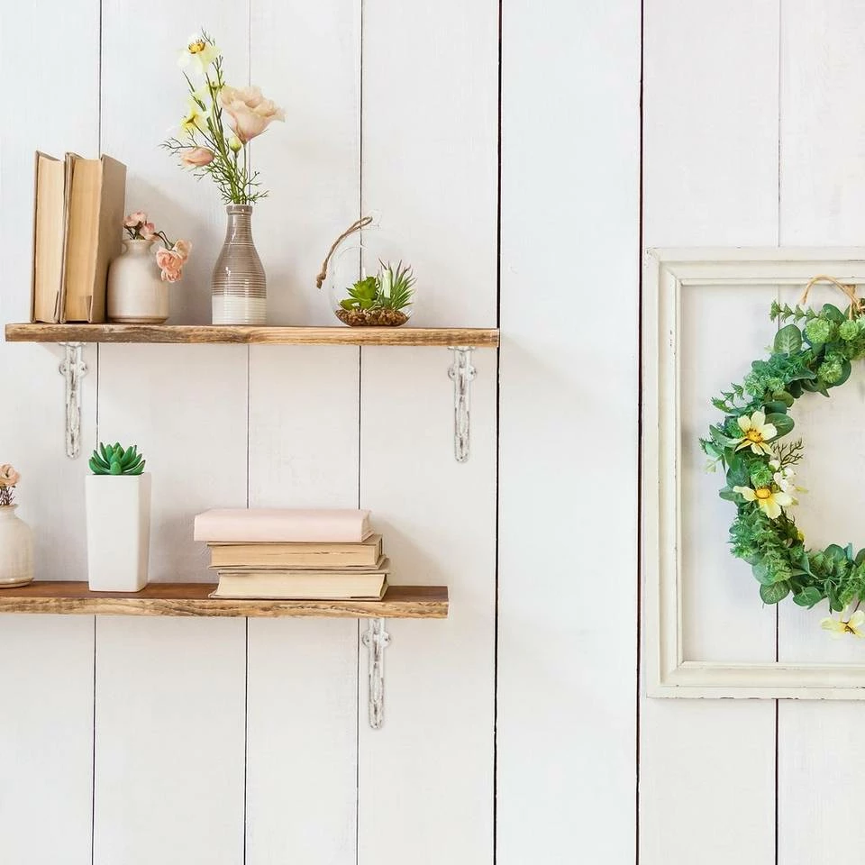 relaxdays Wandregalhalter »2 x Regalwinkel Gusseisen antik bronze« 5 relaxdays Wandregalhalter »2 x Regalwinkel Gusseisen antik bronze« – Bild 5