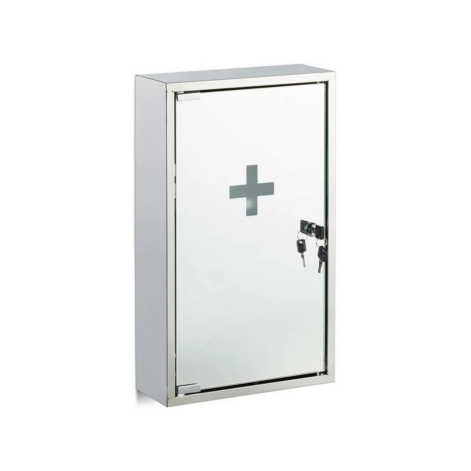 relaxdays Medizinschrank »Medizinschrank Edelstahl mit Spiegeltür« 10 relaxdays Medizinschrank »Medizinschrank Edelstahl mit Spiegeltür« – Bild 10