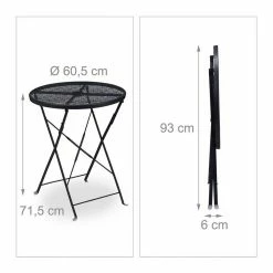 relaxdays Gartentisch »Klappbarer Balkontisch schwarz« -Deutschland Möbel Verkäufe 2024 61b5d091 d083 5be2 8727 5831752dafe4