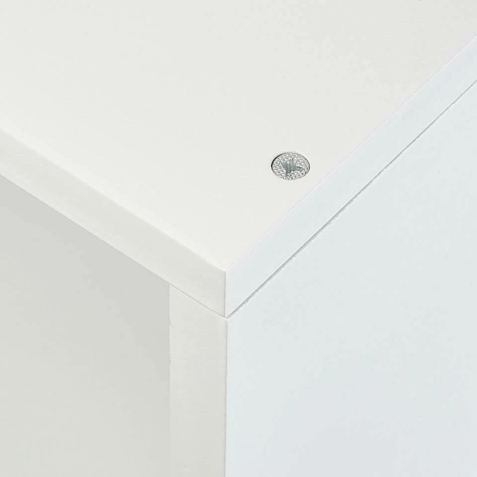 relaxdays Wandregal »Eck Wandregal 2er Set«, Weiß Weiß, Lila, Hellblau, Schwarz 4 relaxdays Wandregal »Eck Wandregal 2er Set«, Weiß Weiß, Lila, Hellblau, Schwarz – Bild 4