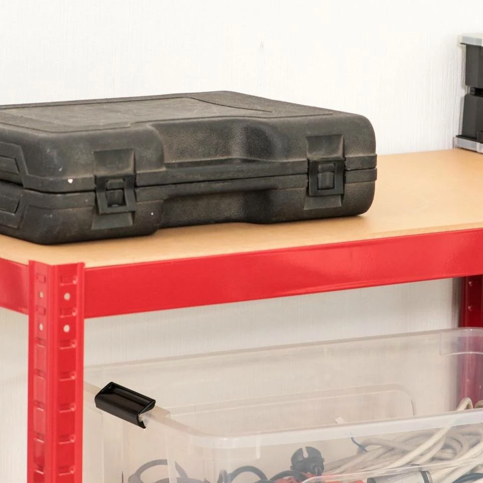 relaxdays Schwerlastregal »Schwerlastregal rot« 5 relaxdays Schwerlastregal »Schwerlastregal rot« – Bild 5