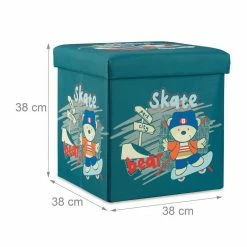 relaxdays Sitzhocker »Sitzhocker für Kinder mit Stauraum«, Bär Dunkelgrün Rot Orange, Gelb Hellblau Weiß -Deutschland Möbel Verkäufe 2024 62feca60 fdb2 52c9 afaa 4f692dc345e2