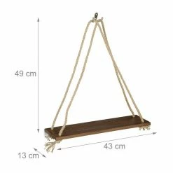 relaxdays Hängeregal »Hängeregal Holz & Seil 2er Set« 12 relaxdays Hängeregal »Hängeregal Holz & Seil 2er Set« -Deutschland Möbel Verkäufe 2024 6530b3ea d178 5dea b7d2 9ebb05517963