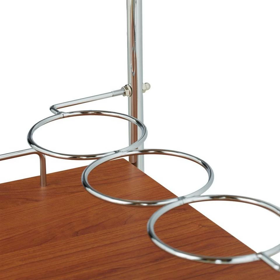 relaxdays Servierwagen »Servierwagen Holzoptik & Chrom« 6 relaxdays Servierwagen »Servierwagen Holzoptik & Chrom« – Bild 6