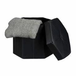 relaxdays Sitzhocker »Faltbarer Sitzhocker sechseckig«, Blau Weiß, Grün, Schwarz, Dunkelbraun -Deutschland Möbel Verkäufe 2024 6590ea9d 2d99 58ca b983 9581bdb0f9c4