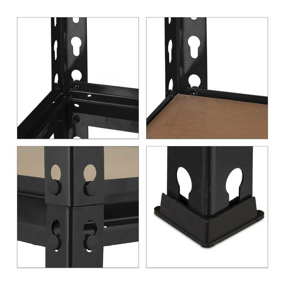 relaxdays Schwerlastregal »Schwerlastregal 1325 kg schwarz« 8 relaxdays Schwerlastregal »Schwerlastregal 1325 kg schwarz« – Bild 8