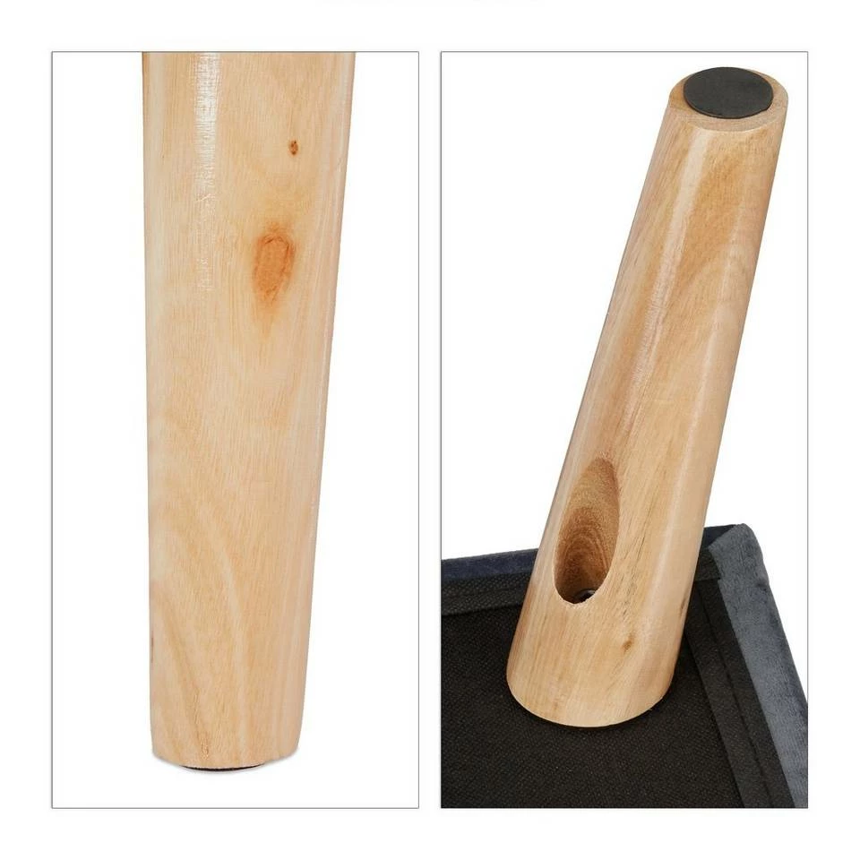 relaxdays Polsterhocker »Samthocker mit Stauraum«, Dunkelgrau Creme Hellbraun, Türkis Hellbraun, Grau Hellbraun, Anthrazit Hellbraun 9 relaxdays Polsterhocker »Samthocker mit Stauraum«, Dunkelgrau Creme Hellbraun, Türkis Hellbraun, Grau Hellbraun, Anthrazit Hellbraun – Bild 9