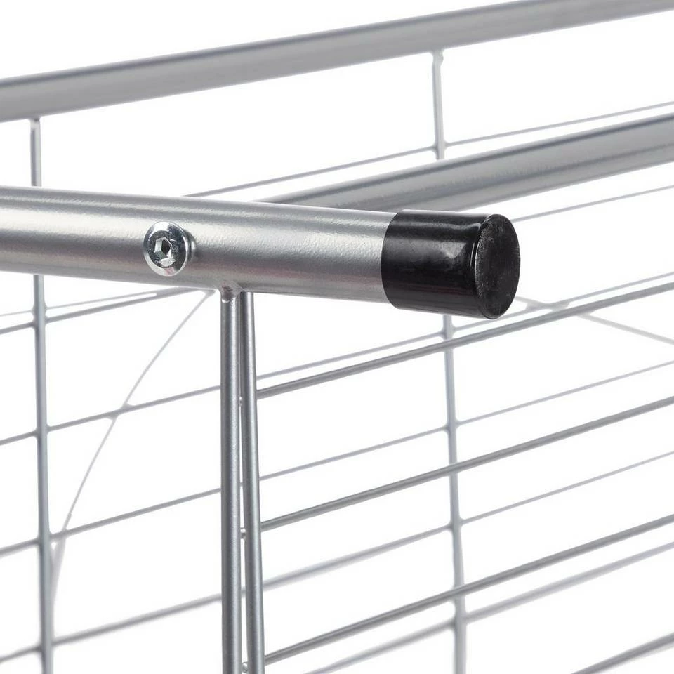 relaxdays Kleiderständer »Kleiderständer mit 3 Ablagen«, Silber Gold, Weiß 9 relaxdays Kleiderständer »Kleiderständer mit 3 Ablagen«, Silber Gold, Weiß – Bild 9