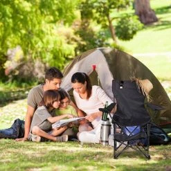 relaxdays Campingstuhl »Campingstuhl mit Fußablage«, Blau Blau Schwarz, Schwarz -Deutschland Möbel Verkäufe 2024 67a1d21c 561a 58aa 86e5 0f46f05ddfb3