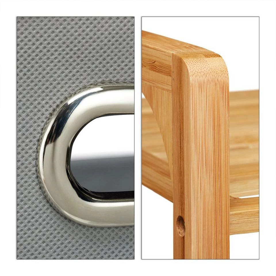 relaxdays Badregal »Badregal mit Wäschekorb« 8 relaxdays Badregal »Badregal mit Wäschekorb« – Bild 8