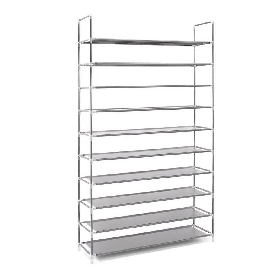 relaxdays Schuhregal »Schuhregal Stoff für 50 Paar Schuhe«, Grau Dunkelrot Schwarz, Grau Schwarz, Weiß, Braun Schwarz 2 relaxdays Schuhregal »Schuhregal Stoff für 50 Paar Schuhe«, Grau Dunkelrot Schwarz, Grau Schwarz, Weiß, Braun Schwarz – Bild 2