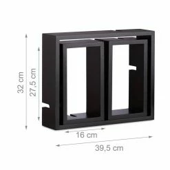 relaxdays Wandregal »Cube Regal 3 Fächer«, Schwarz Wei&szlig; Schwarz, Wei&szlig; Gr&uuml;n, Schwarz Wei&szlig; -Deutschland Möbel Verkäufe 2024 69722b9c 0689 55e4 beca 05f0da4ac23e