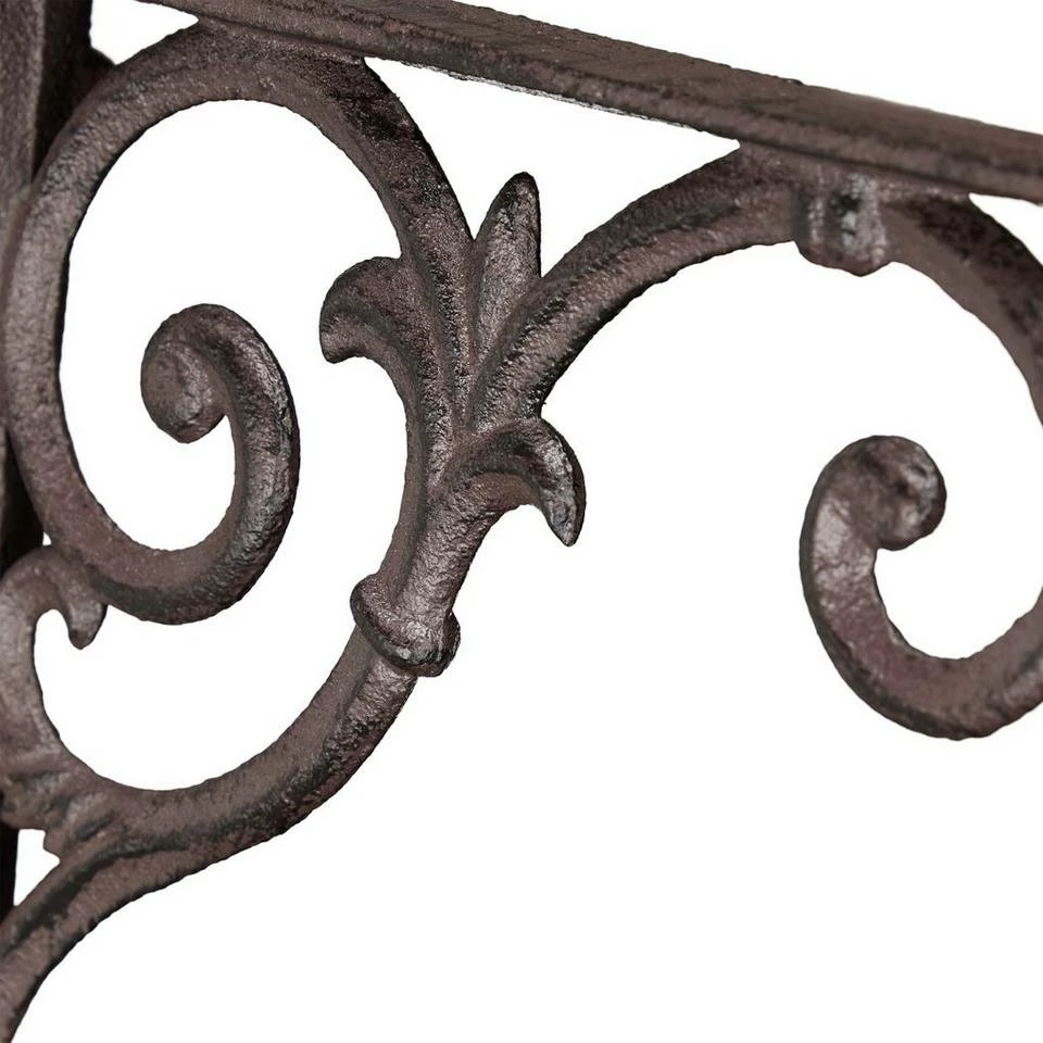 relaxdays Wandregalhalter »4 x Regalwinkel antik braun« 7 relaxdays Wandregalhalter »4 x Regalwinkel antik braun« – Bild 7