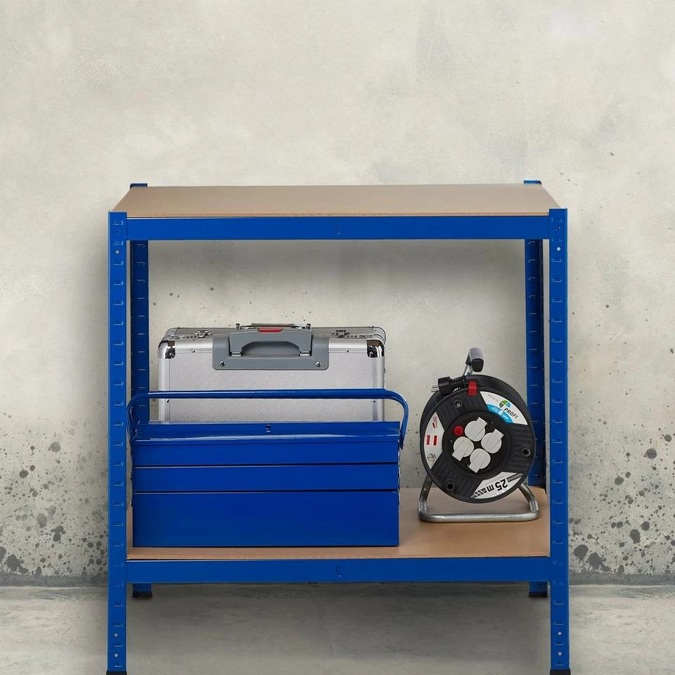 relaxdays Schwerlastregal »Schwerlastregal 180x90x60 blau« 5 relaxdays Schwerlastregal »Schwerlastregal 180x90x60 blau« – Bild 5