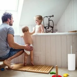 relaxdays Badezimmer-Set »WC Bürstenhalter Keramik«, Weiß Wei&szlig; Hellbraun Silber, Schwarz Hellbraun Silber -Deutschland Möbel Verkäufe 2024 6a158693 e292 505c 8d66 c60ea7fd6986