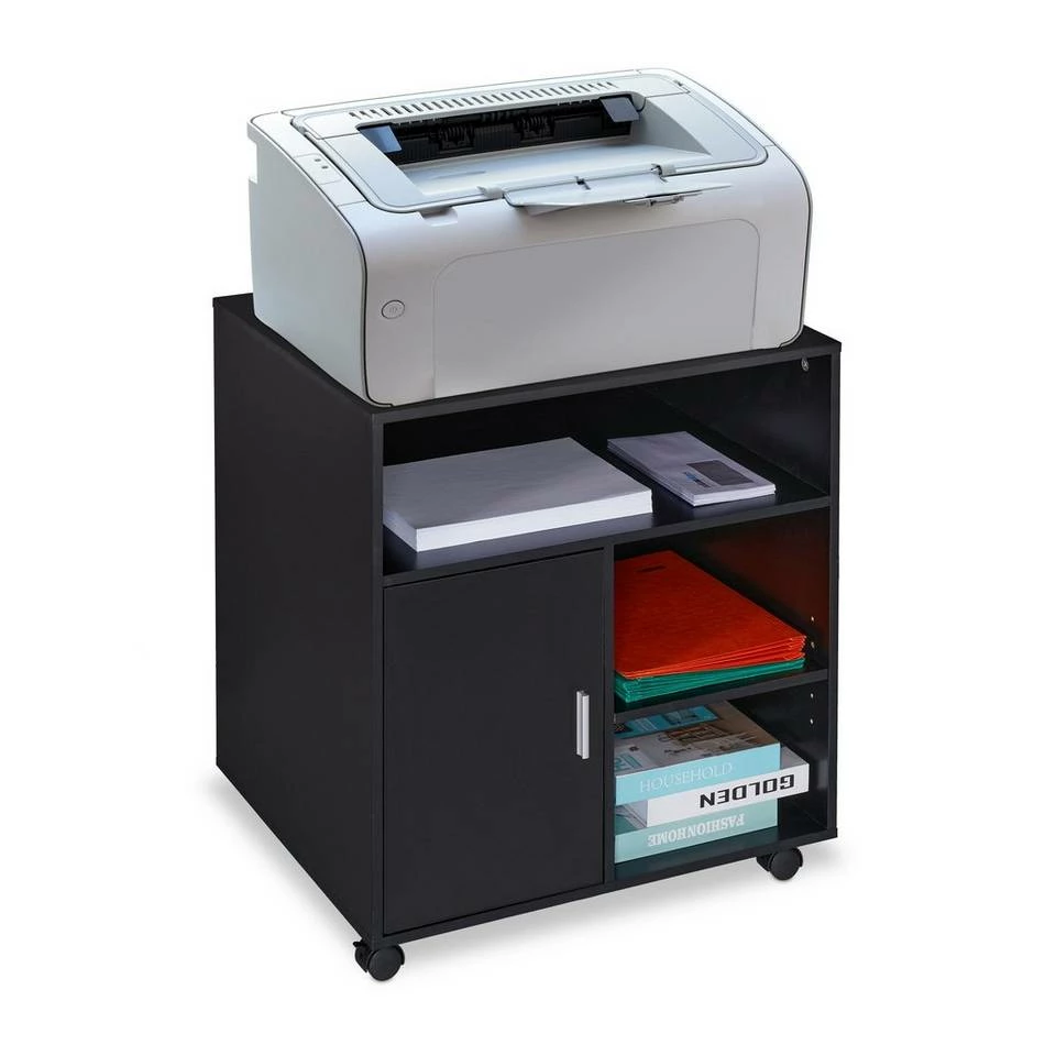 relaxdays Rollcontainer »Rollcontainer in Schwarz« 1 relaxdays Rollcontainer »Rollcontainer in Schwarz«