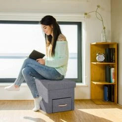 relaxdays Stauraumhocker »Grauer Sitzhocker mit Stauraum« -Deutschland Möbel Verkäufe 2024 6a99f1c2 a752 540d 838d 482eb7fd0761