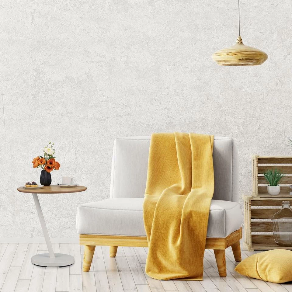 relaxdays Beistelltisch »Weißer Beistelltisch rund« 2 relaxdays Beistelltisch »Weißer Beistelltisch rund« – Bild 2