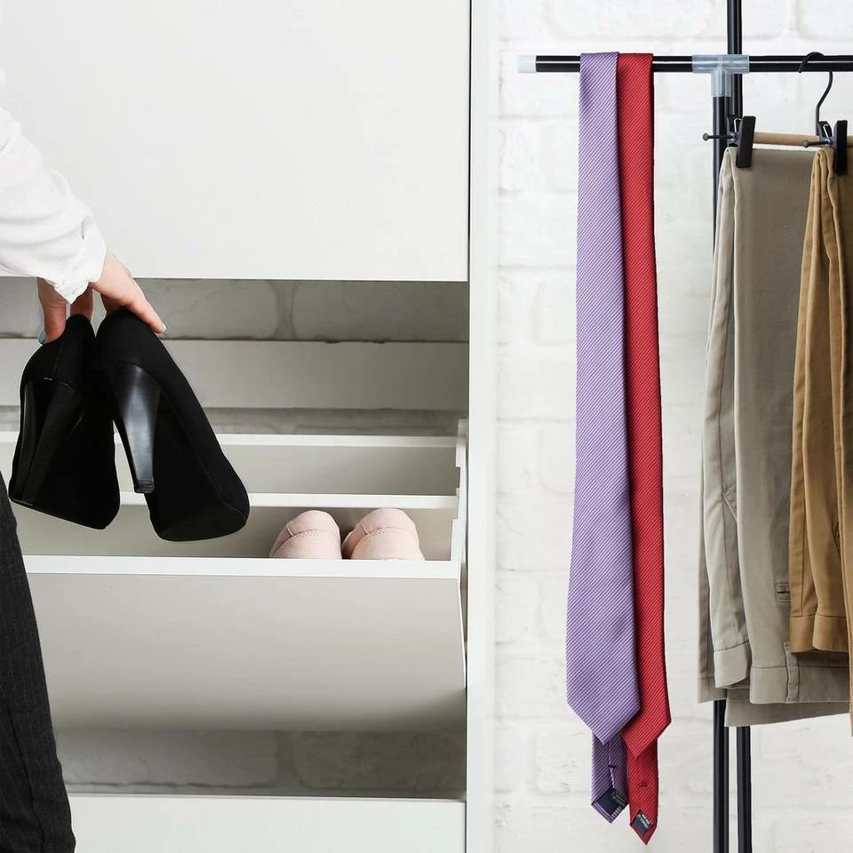 relaxdays Kleiderständer »Kleiderständer mit 2 Stangen« 3 relaxdays Kleiderständer »Kleiderständer mit 2 Stangen« – Bild 3