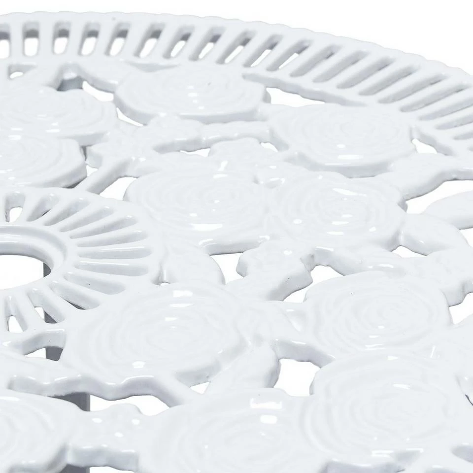 relaxdays Gartentisch »Bistrotisch«, Weiß Weiß, Braun, Schwarz 6 relaxdays Gartentisch »Bistrotisch«, Weiß Weiß, Braun, Schwarz – Bild 6